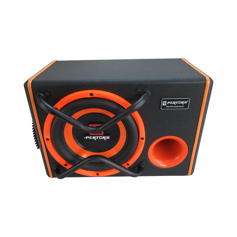 Subwoofer 2000w Amplificado 10 Pulgadas Acústica Para Auto Negro