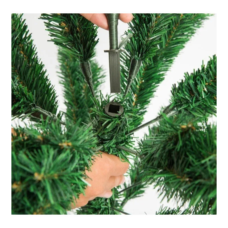 Arbol De Navidad 1.80mts + 6 Luces Solares Modelos Variados