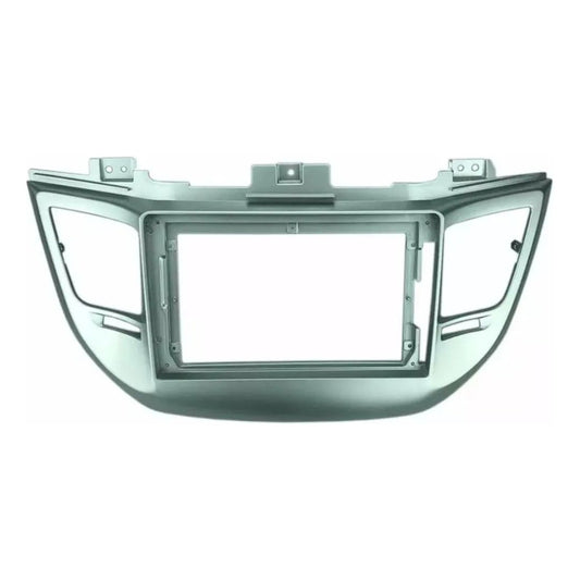 Bisel Adaptador Radio 9 Pulgadas Hyundai Tucson 2015-2018 Color Gris