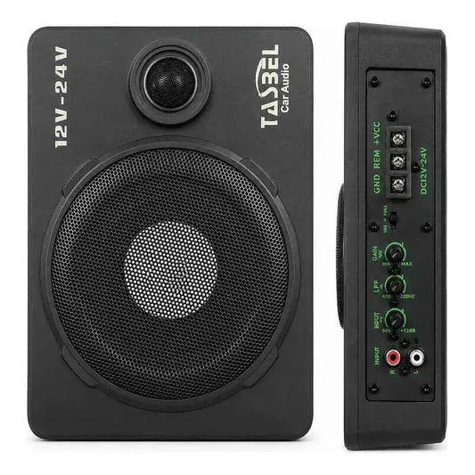Subwoofer 2000w Para Auto Y Camion 12v-24v Amplificado Negro