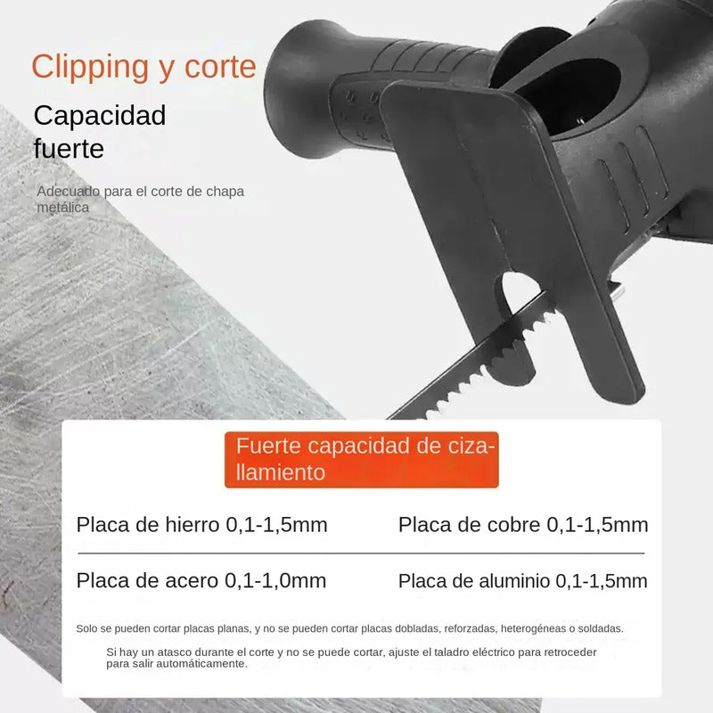 Adaptador Taladro Sierra Sable Reciproca Convertidor