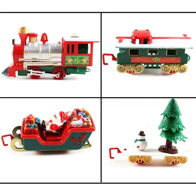 Tren Navideño Con Música Clásico Express Juguete Santa