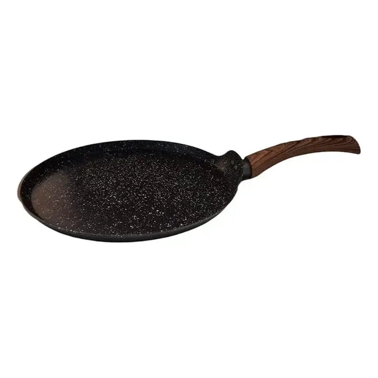 Sartenes De 20 - 24 Y 28cm Granito/madera Antiadherente Negro