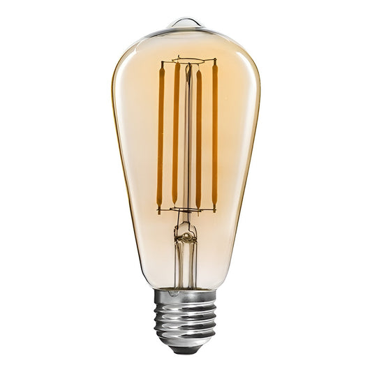 Ampolleta Led 4w Vintage Filamento Luz Cálida Ahorradora Cálida