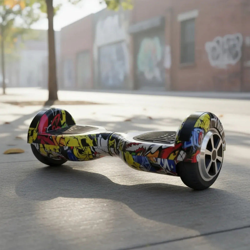 Hoverboard Smart Balance Con Casco Batería Bluetooth Y Luces