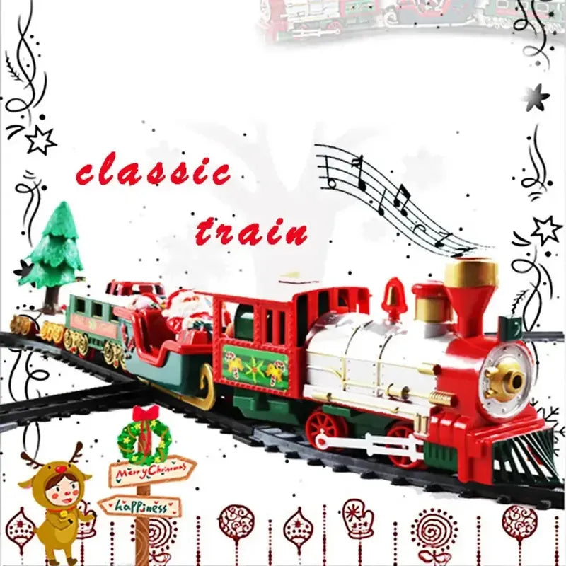 Tren Navideño Con Música Clásico Express Juguete Santa