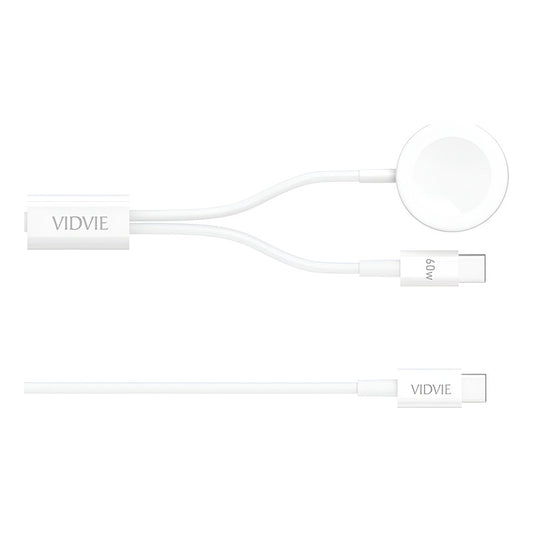 Cable Magnético Compatible Apple Watch 12345678 Se Se2 Ultra Blanco