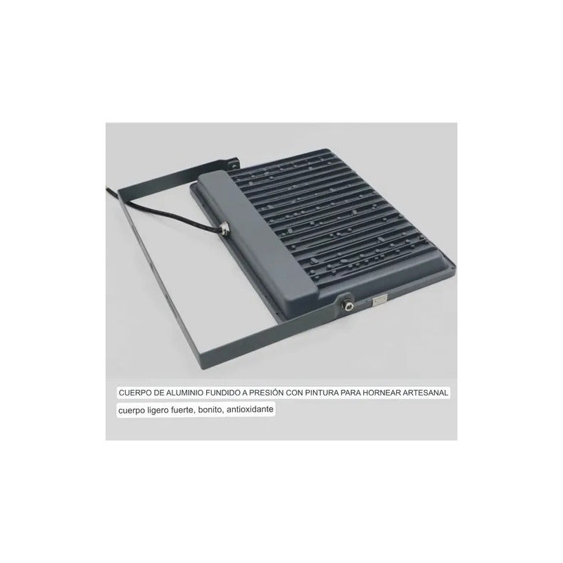 Foco Led Reflector De 1000 Watt Ip66 Exterior Impermeable Gris Oscuro