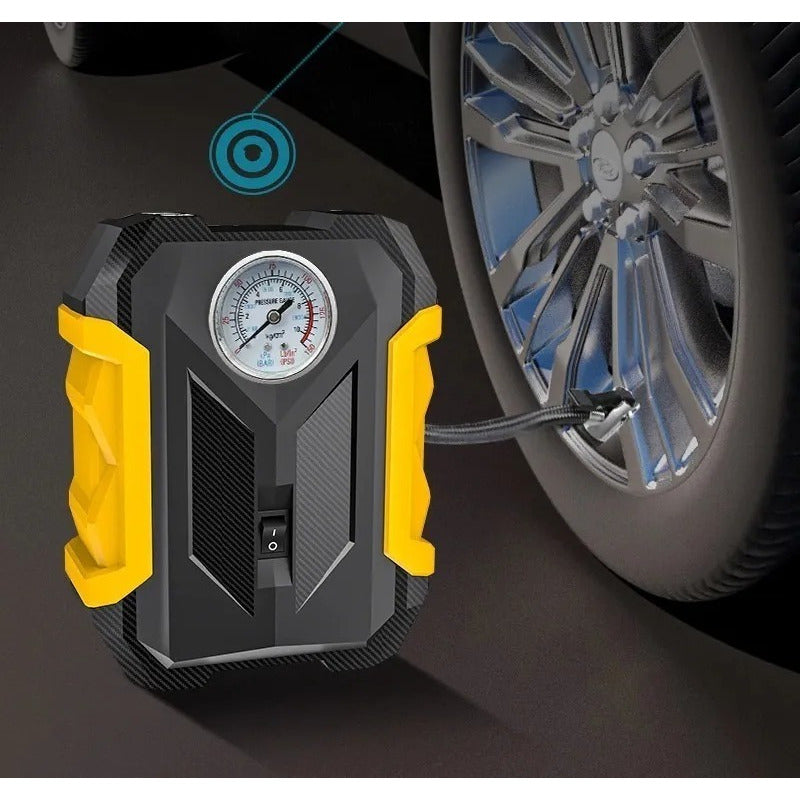 Compresor De Aire Inflador Portable De Auto 12v Con Linterna
