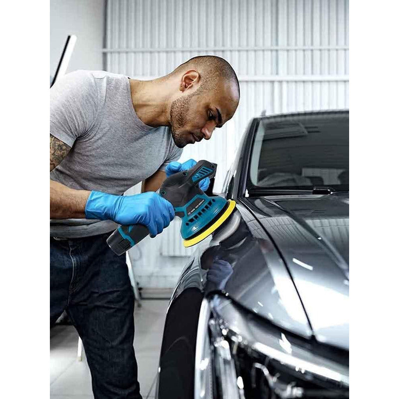 Pulidora Recargable Con Accesorios 12v Auto Eléctrica