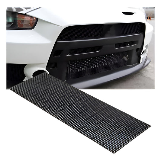 Malla De Parachoques Rejilla Tipo Audi Negro Auto/camioneta Negro Mate