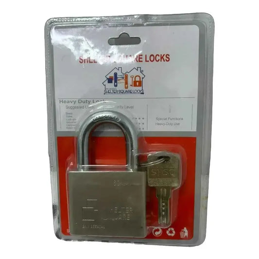 Candado De Seguridad 60mm Alta Resistencia Con 3 Llaves Unidad