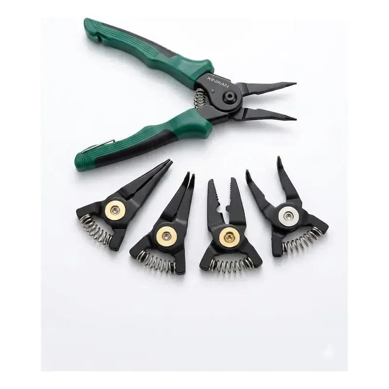 Set De Alicates 5 En 1 Con Estuche Electricista Retenes