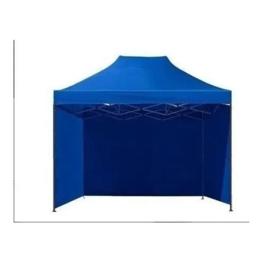 Funda Pared Lateral Para Toldo 3x3 Azul 3 Paredes