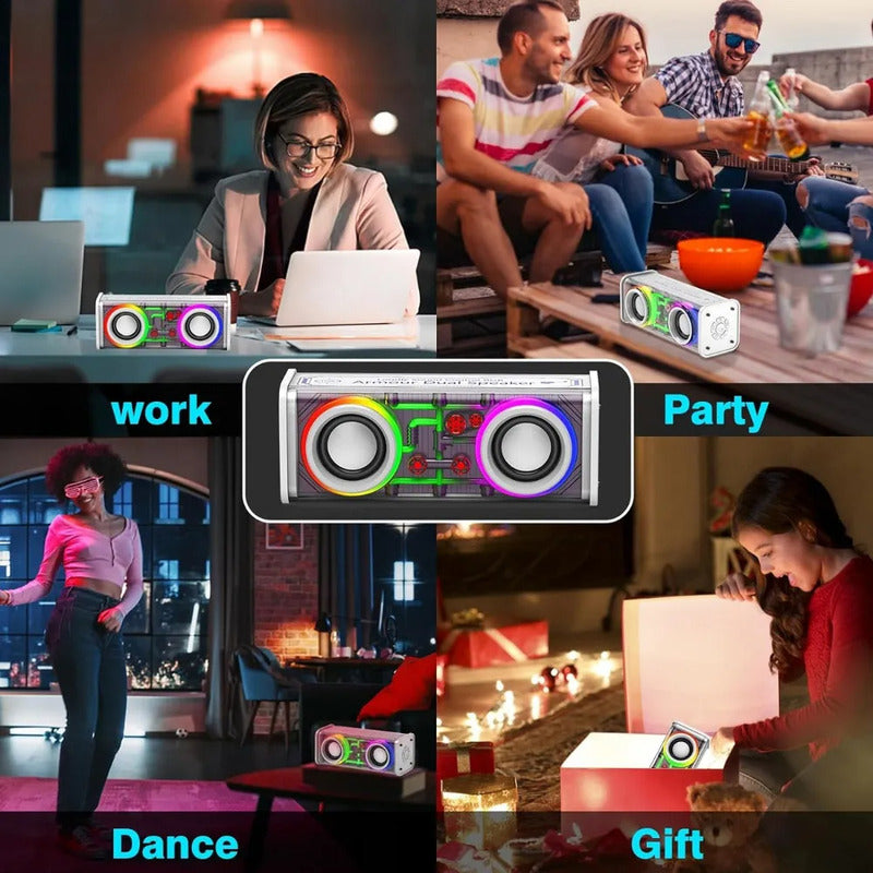 Altavoz Portátil Bluetooth Impermeable Miniwoofer Tws Agua