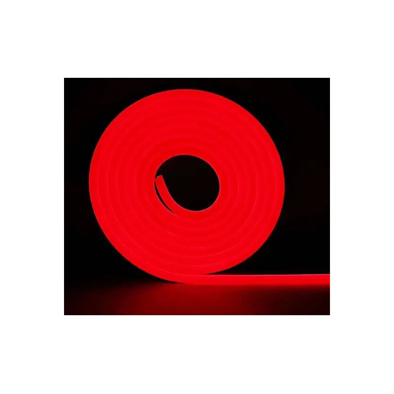 Cinta Led Neon Luz 5mts Flexible Transformador 12v Decoracio Rojo