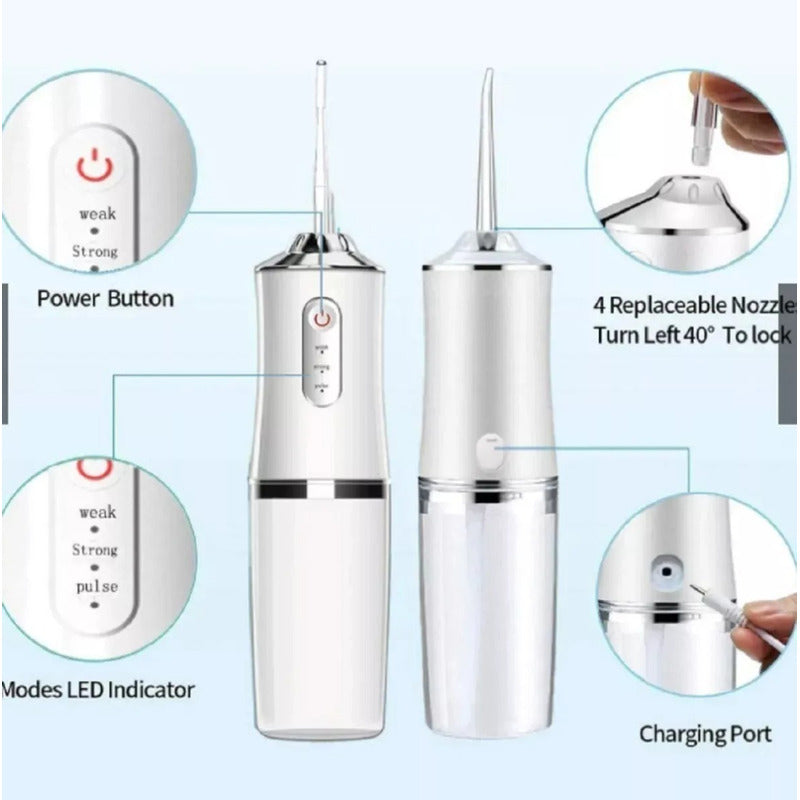 Irrigador Bucal Portátil Higiene Dental Limpiador  Variados