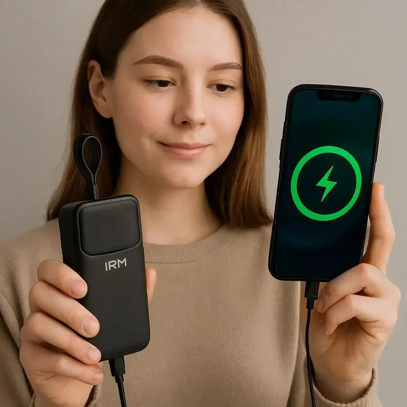 Banco De Energía Portátil Power Bank 30000mah Alta Capacidad Negro