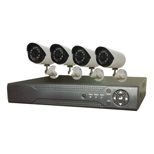 Cámara De Seguridad Full Kit 4 Camaras