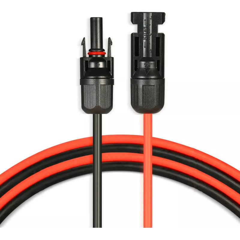 Cable Fotovoltaico Solar 6mm Negro Y Rojo Rollo De 10mts