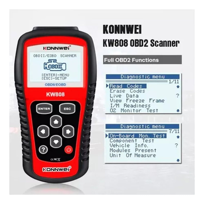 Escaner Scanner Auto Automotriz Obd2 Obdii