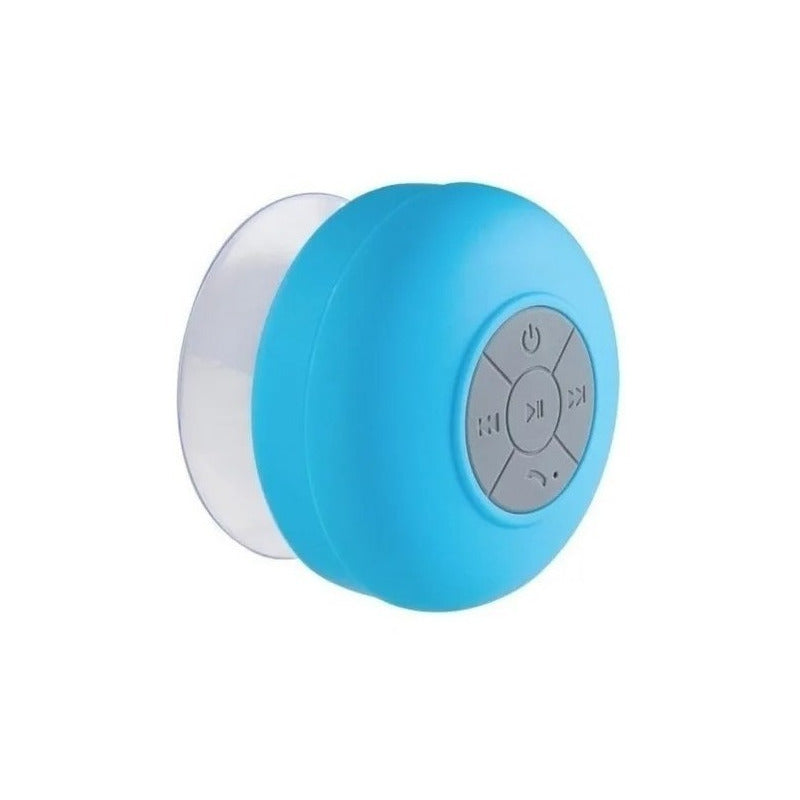 Parlante Manos Libre Ducha/ Piscina Impermeable Bluetooth Azul