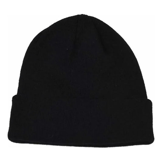 Gorro  Negro De Lana Para Invierno Estilo Nieve Frio Termico Negro Un Lisa