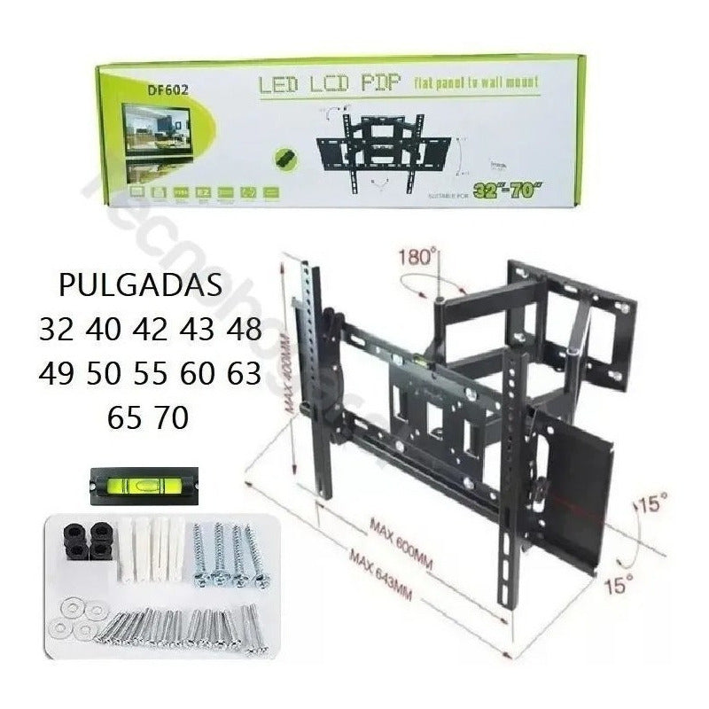 Soporte Base Televisor 32 40 42 43 48 49 50 60 63 65 70