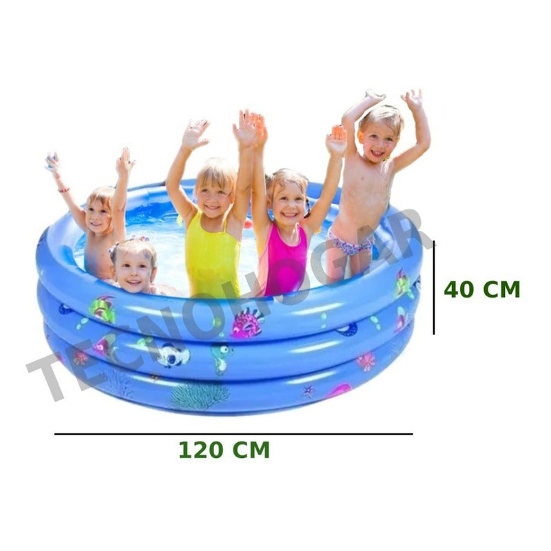 Piscina Resistente Inflable Plástica Flotante Niños Verano