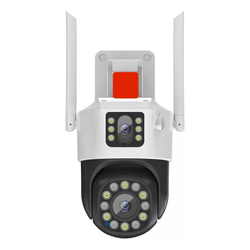 Cámara Doble Visión Wifi Exterior Motorizada Baliza Emegerc