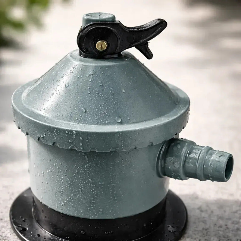 Regulador De Gas Licuado Glp Válvula De Gas Cocina Regulador Gris Mate