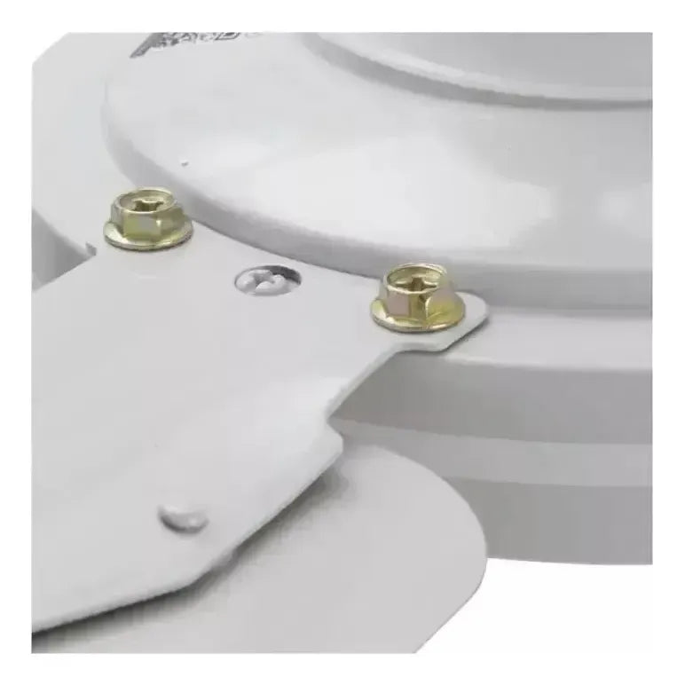 Ventilador De Techo Metal 3 Aspas 56puLG Control A La Pared 50/60hz Blanco Metal 3