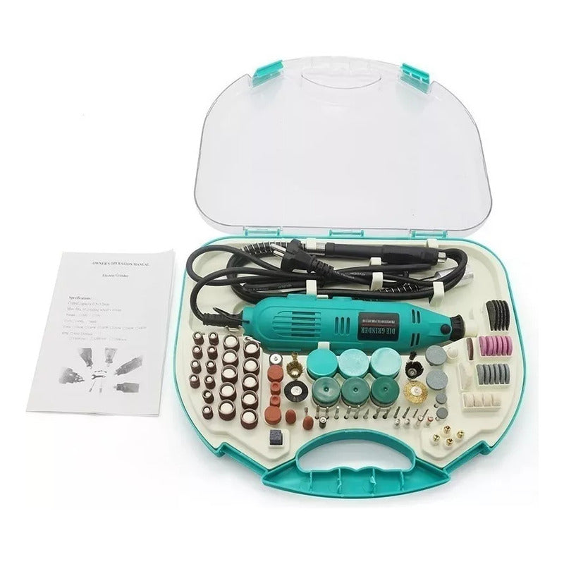 Kit Minitorno Dremel Taladro Con Plantilla Grabado Patente