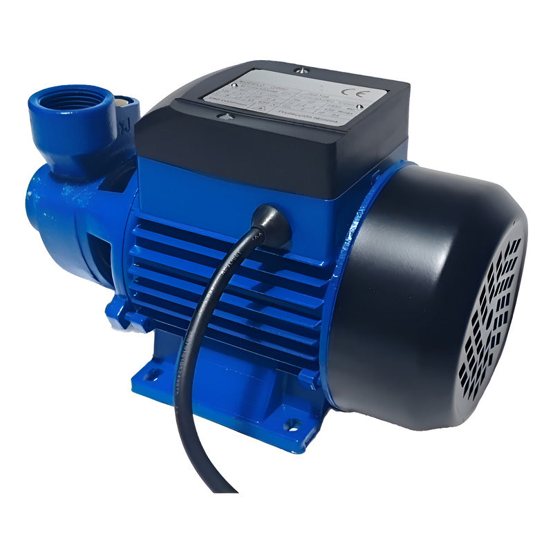 Bomba De Agua Periferica 220v Alta Presión 0.5 Hp Azul 50 Hz