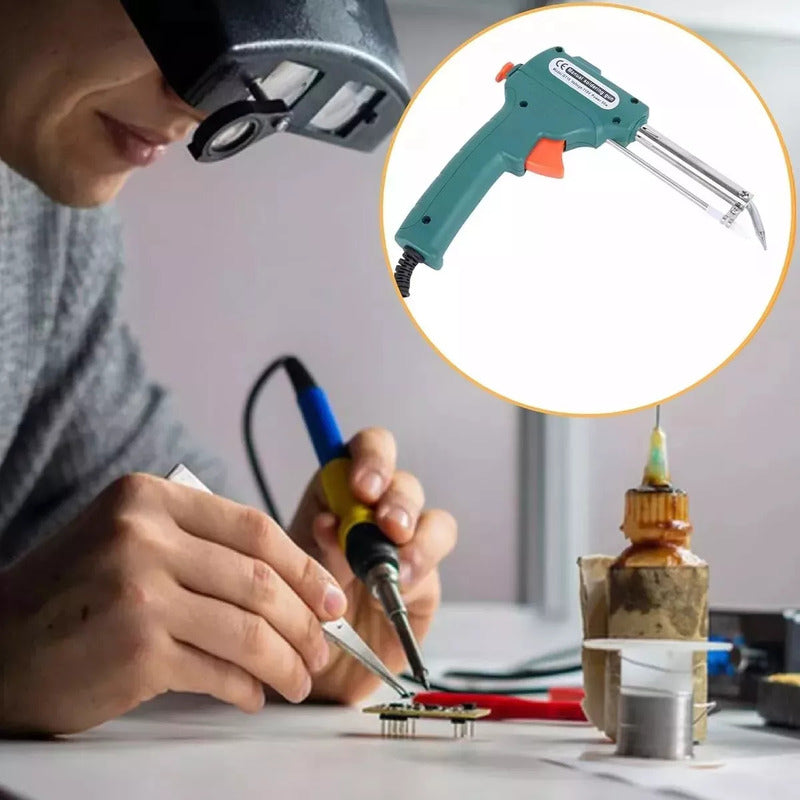 Pistola De Soldadura Alimentación Automática Manual Cautin