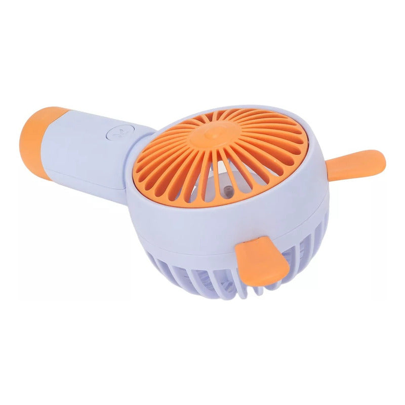 Pack X2 Mini Ventiladores  Recargables Pórtatiles