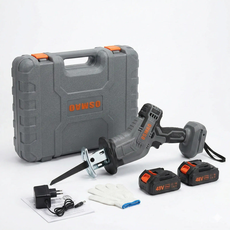 Sierra Eléctrica Inalámbrica Sable Recíproca Con 2 Baterías