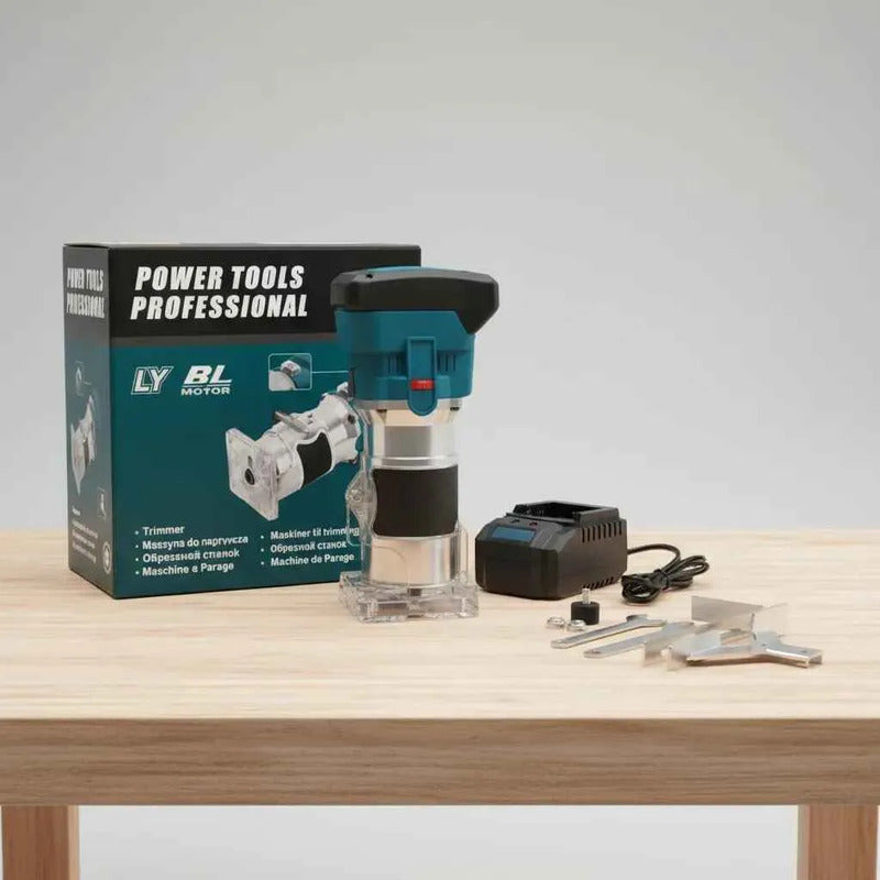 Fresadora De Madera Inalámbrica + 2 Baterias Motor Brushless