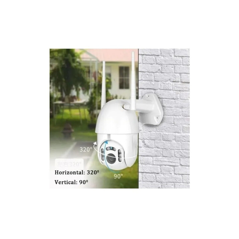 Cámara Ip Con Movimiento, Infrarrojo Impermeable Wifi Hd
