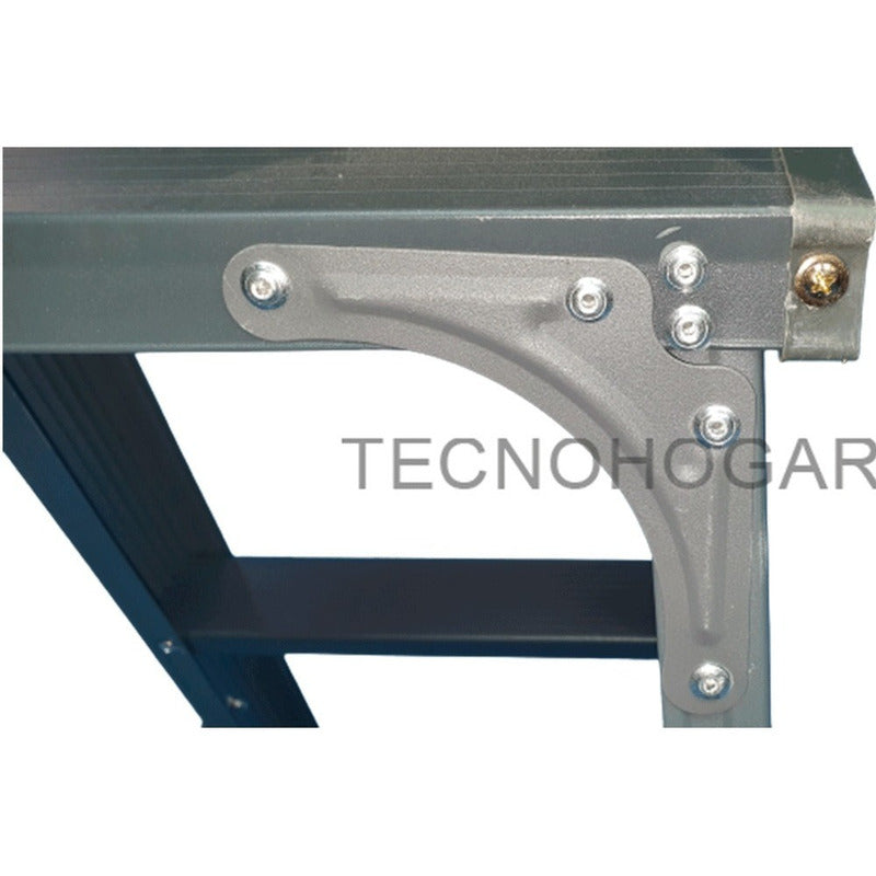 Escalera Plegable Metálica 5 Peldaños Reforzada 5 Peldaños