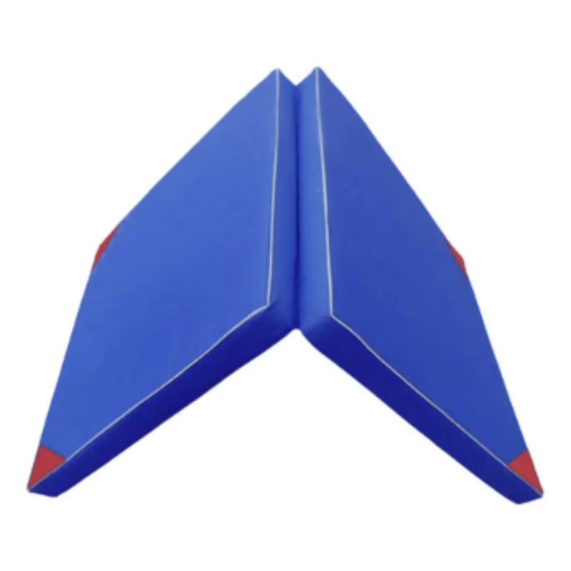 Colchoneta De Gimnasia Plegable 100cm*50cm*5cm  Deportiva Azul
