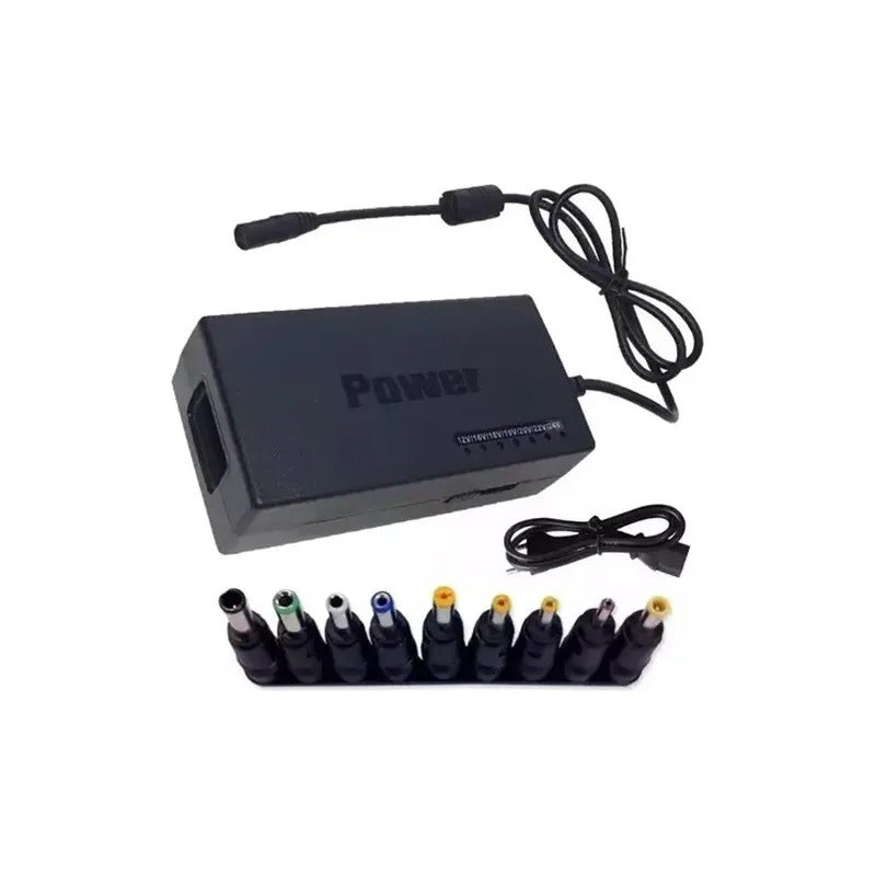 Cargador Notebook Universal Ajustable 12-24v 120w Negro