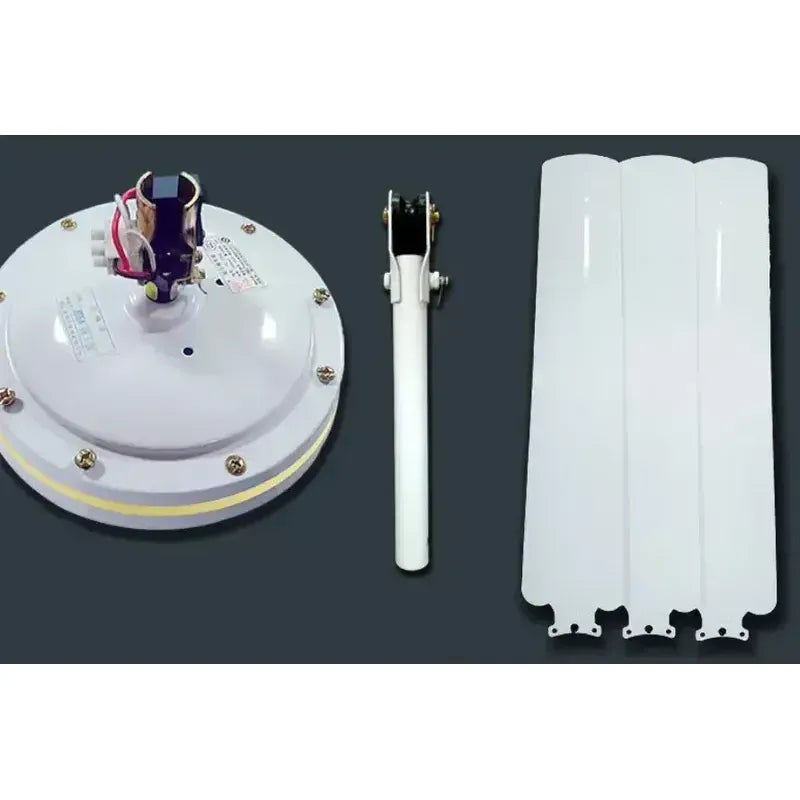 Ventilador De Techo Metal 3 Aspas 56puLG Control A La Pared 50/60hz Blanco Metal 3