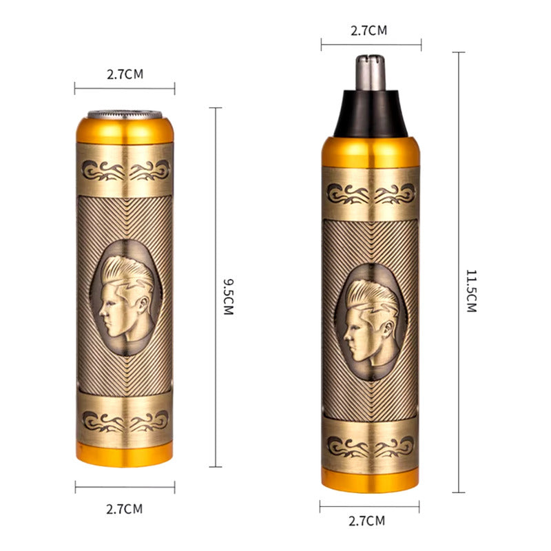 Cortadora Pelo Cabello Barba Nariz Oidos Recargable Multiuso Negro