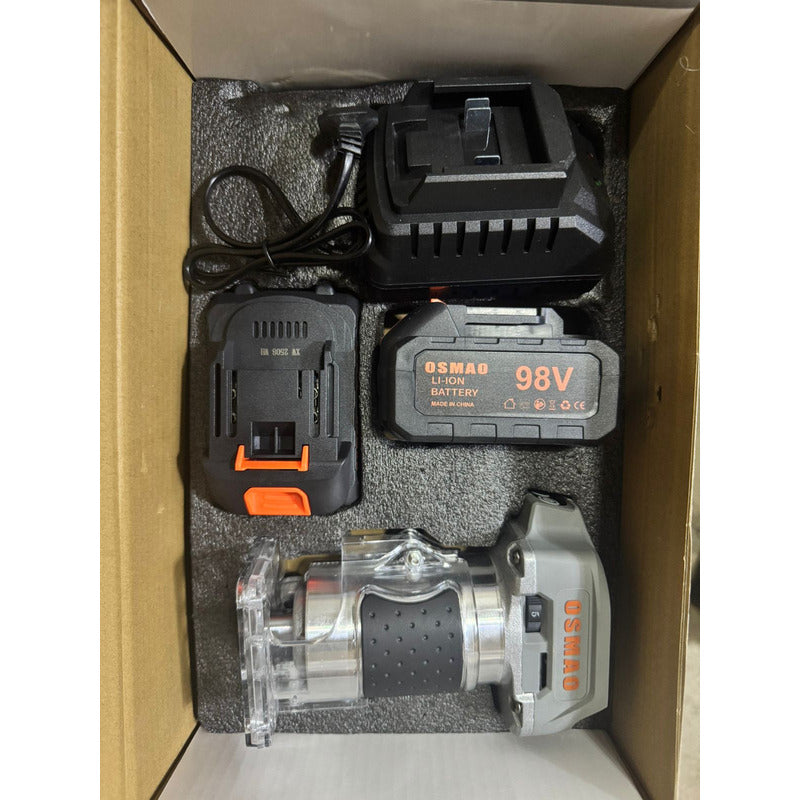 Fresadora Router 31000rpm E 1/4 1160w Inalambrica 2 Baterias