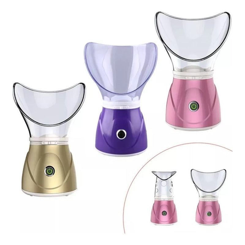 Sauna Facial Profesional Inhalador De Vapor Spa Vaporizador Morado