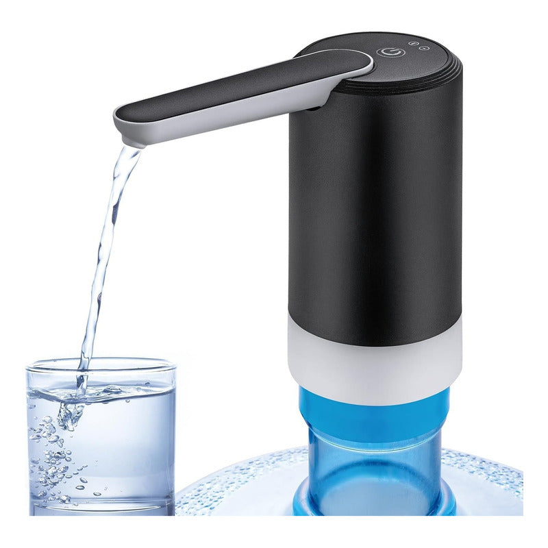 Dispenser Agua Automatico Plegable Bomba Bidon Portatil Negro