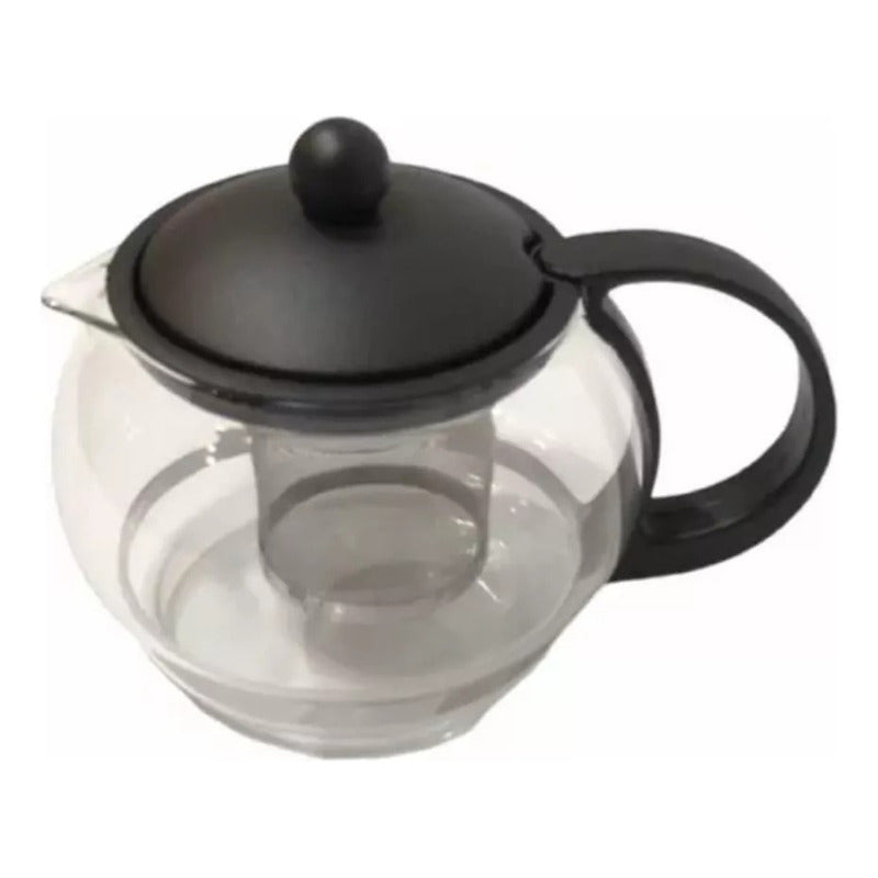Set Hervidor Electrico Termo Hervidor Con Tetera Infusor  Plateado
