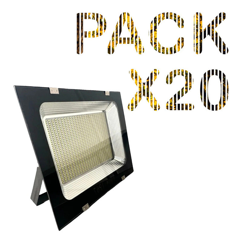 Pack X20 200w Proyector Led Exterior Reflector Ip66 Canchas