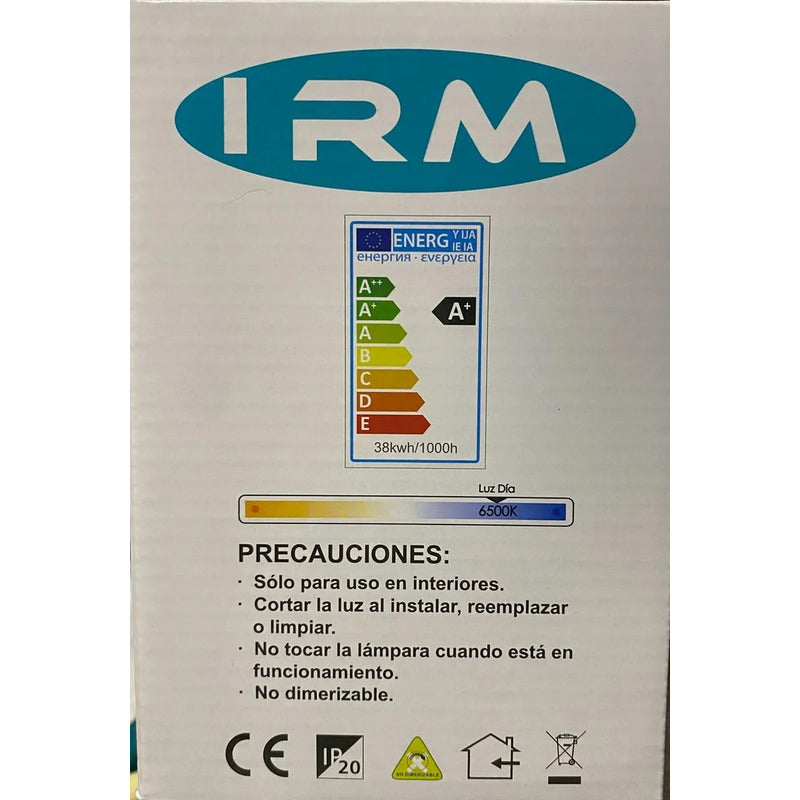 Pack X3 Ampolleta Led 38w Luz Fría Iliminación Intensa Fría